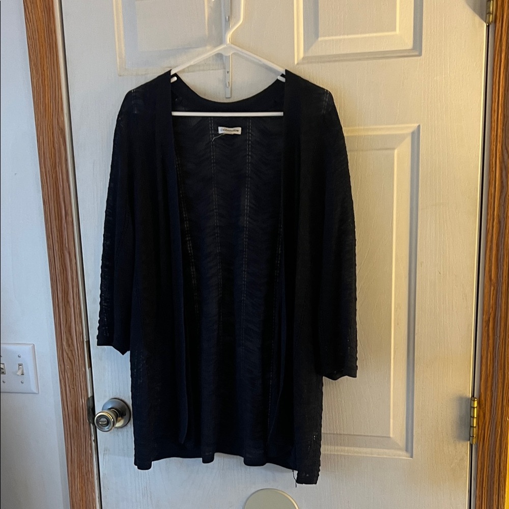 Croft & Barrow Dark Blue Open Cardigan